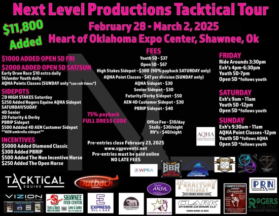 Next Level Shawnee, OK Feb 28-March2 2025